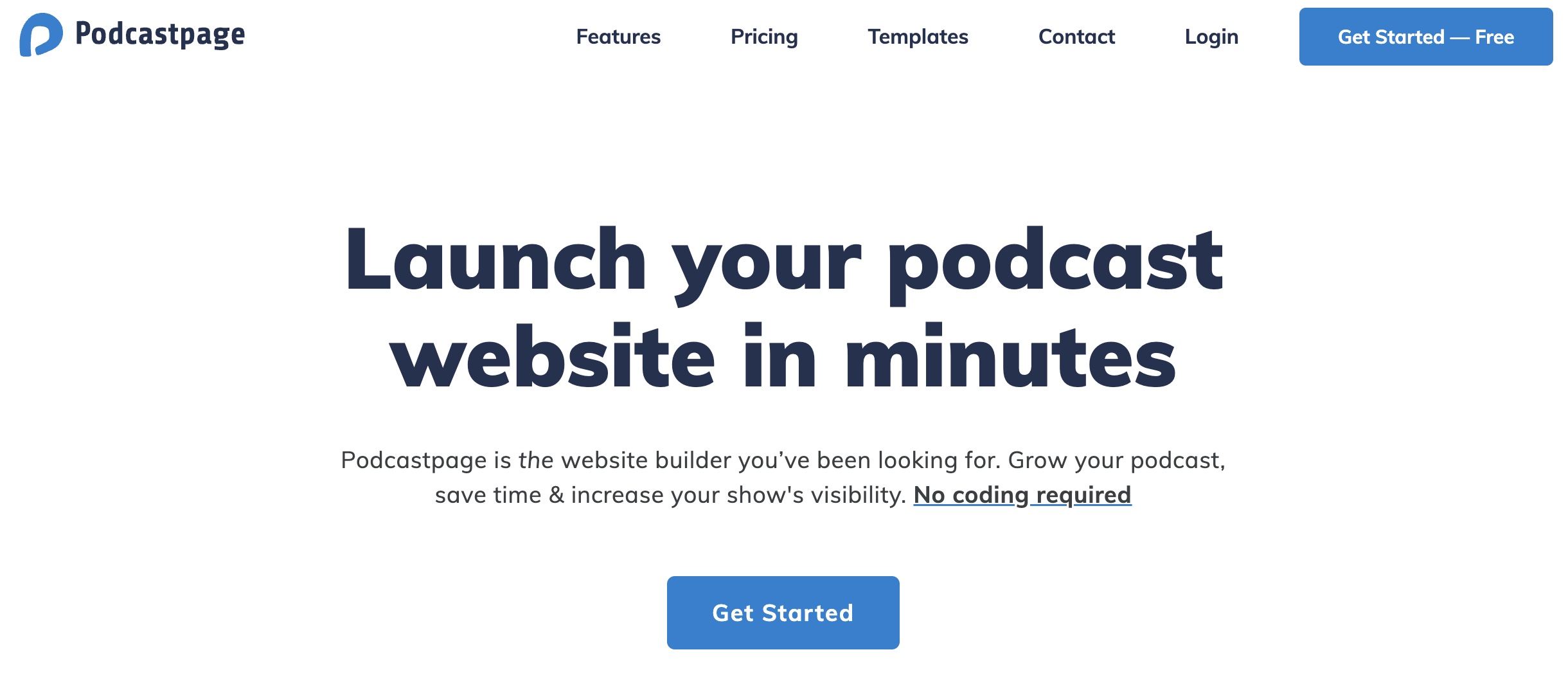 Podcastpage